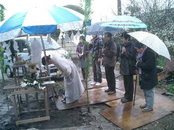 Y邸の地鎮祭だった