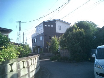 長泉のY邸の外壁が終わった