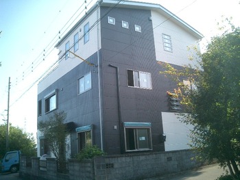 長泉のY邸の外壁が終わった