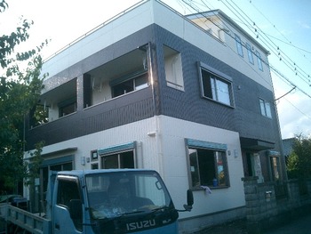 長泉のY邸の外壁が終わった