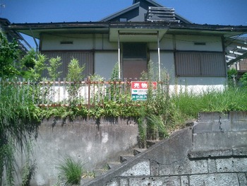 施主に頼まれて土地視察