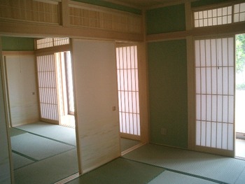 O邸は完成した