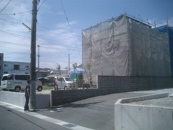 伊豆の国市古奈K邸の地祭りだった