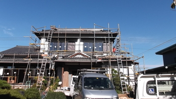 韮山I邸の耐震工事完了