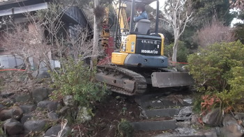 修善寺T邸解体中