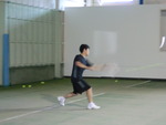 家族で貸切テニス
