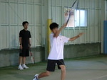 家族で貸切テニス