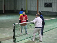 ｸﾞﾙｰﾌﾟﾚｯｽﾝで初ﾃﾆｽ
