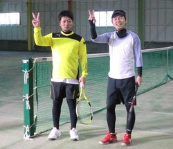 お正月テニス