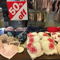 サイズがあればラッキー！かわいいブラ 50%OFF 2019/01/30 07:29:19