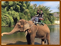 タイ旅行の孫娘たち✿