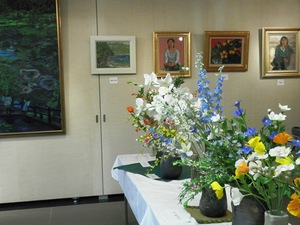 油彩画・樹脂フラワー・陶芸　合同展ｉｎ三島大社