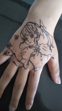 手にお絵描き・教室の住所