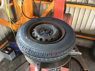 ハイゼットカーゴ！タイヤ交換！！