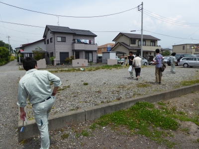 「物グラム」が始まりました（現地調査）