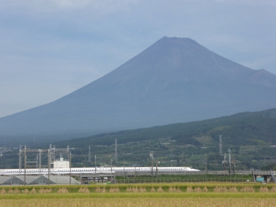 久し振りに顔を見せた富士山