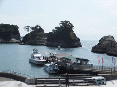 堂ヶ島晴れてきやしたー