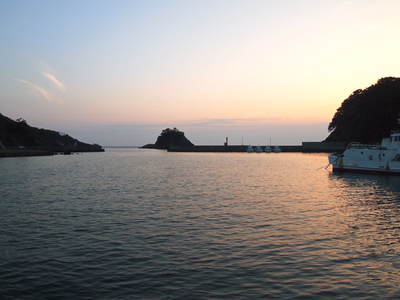 夕陽を逃したら　ここでー！
