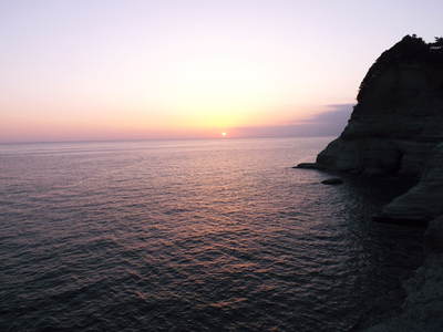 夕陽にまにあったー