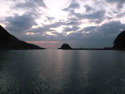 夕陽出たんかなぁー？
