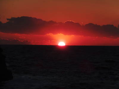 夕陽海に―