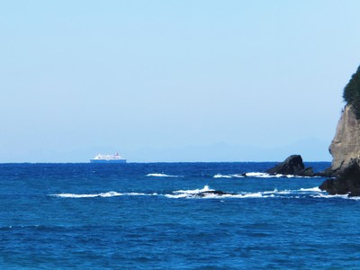 駿河湾に☆にっぽん丸☆でっけー