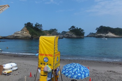 西伊豆の浜を守る　ライフセーバー！