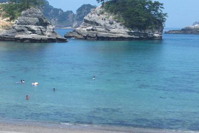 透き通る海岸！堂ヶ島湾