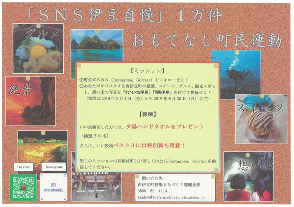 西伊豆町ＰＲについて
