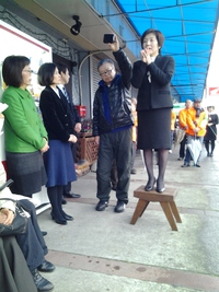 三島市：野村りょう子後援会事務所開きを行いました。