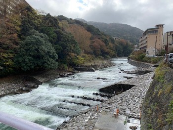箱根湯本にて