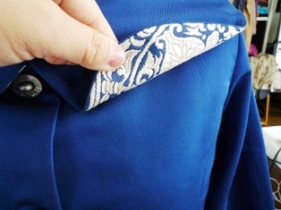 袋帯で作る服、出来上がり～♪