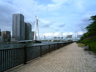東京散歩。。清澄庭園と隅田テラス