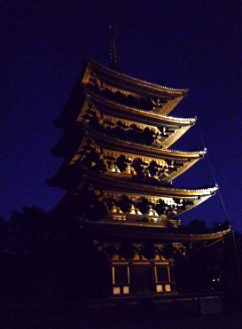 奈良にて
