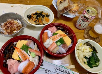 卯月30日のテイクアウト。