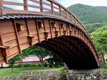 木曾の大橋～奈良井宿と元善光寺。