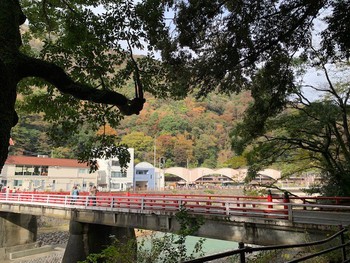 箱根湯本にて