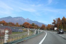 絶景とキノコ汁