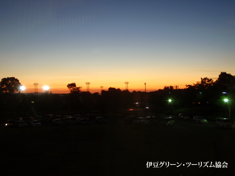 大分県宇佐市の夕暮れ