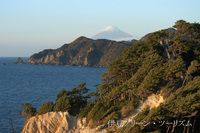 西伊豆黄金崎から見る富士山