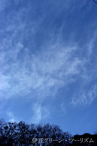 クリスマスイブの雲...