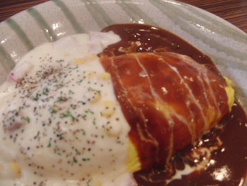 行きつけのお店で昼食