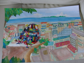 孫の作品　テーマ　平和