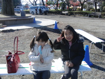 孫と初詣