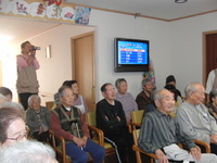 新年会・蒲原和太鼓保存会の皆さんがお越しくださいました