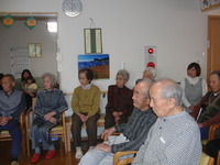 新年会・蒲原和太鼓保存会の皆さんがお越しくださいました