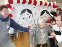 新年会・蒲原和太鼓保存会の皆さんがお越しくださいました
