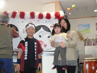 新年会・蒲原和太鼓保存会の皆さんがお越しくださいました