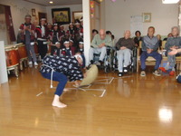 新年会・蒲原和太鼓保存会の皆さんがお越しくださいました