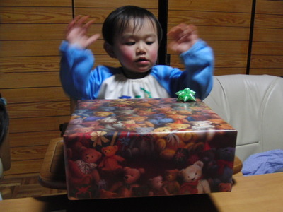 孫の2歳の誕生日
